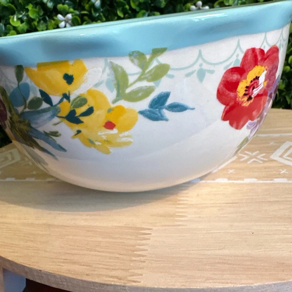❤️Pioneer Woman Sweet Romance Blossoms Bowl 6.4” DIA Floral Cereal Bowl - Picture 6 of 9
